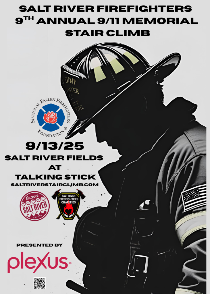 a poster of a firefighter