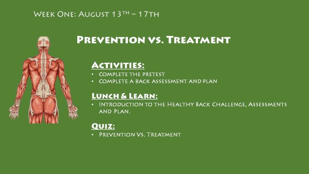 Healthy Back Program